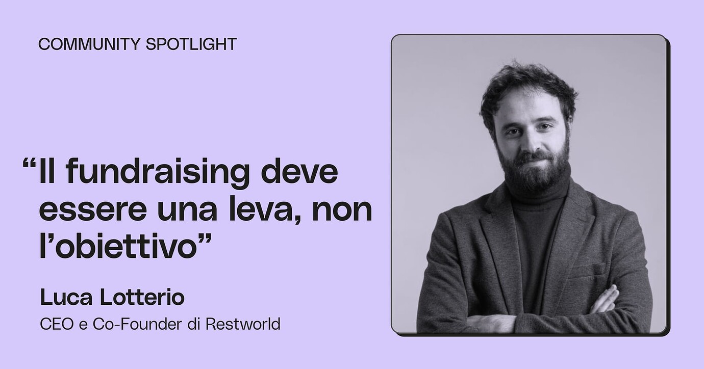 Community Spotlight | Luca Lotterio, CEO e Co-Founder Restworld image