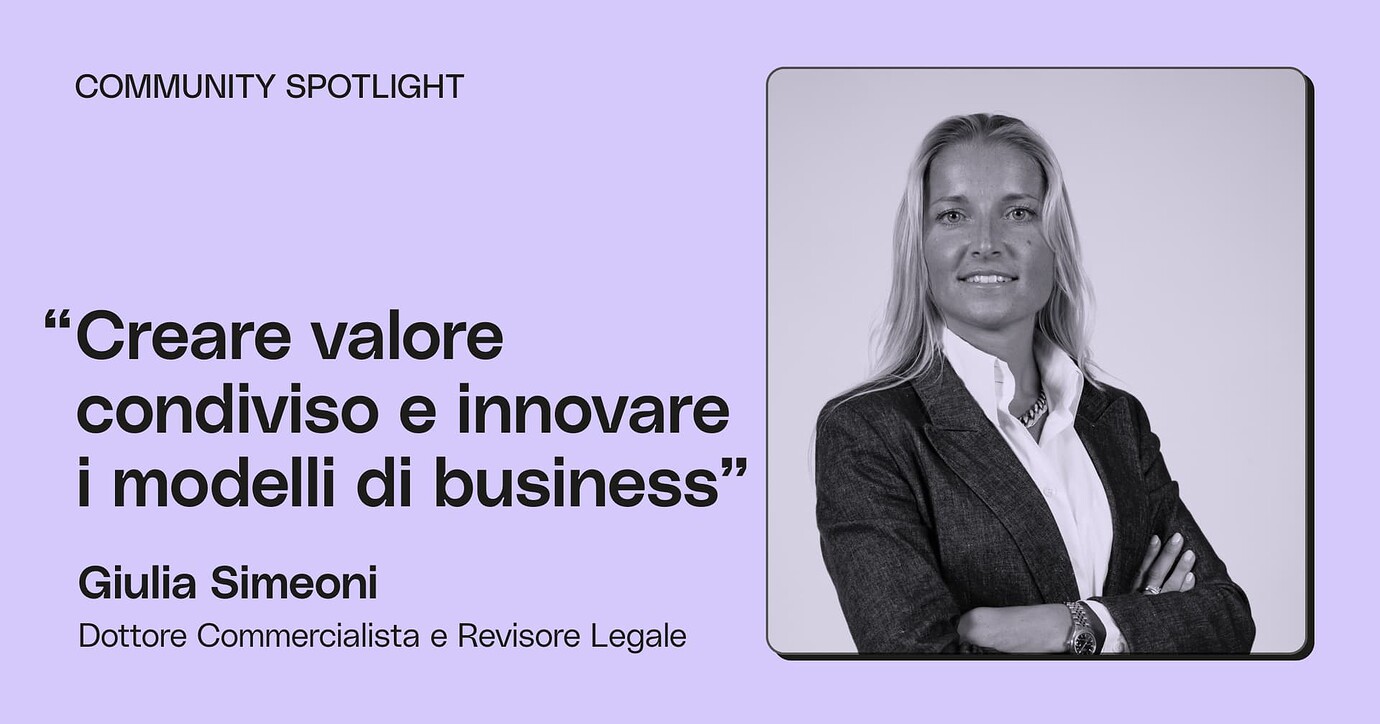 Community Spotlight | Giulia Simeoni, Dottore Commercialista e Revisore Legale image