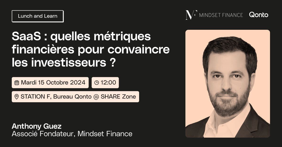 Replay : SaaS, quelles métriques financières pour convaincre des investisseurs ? image