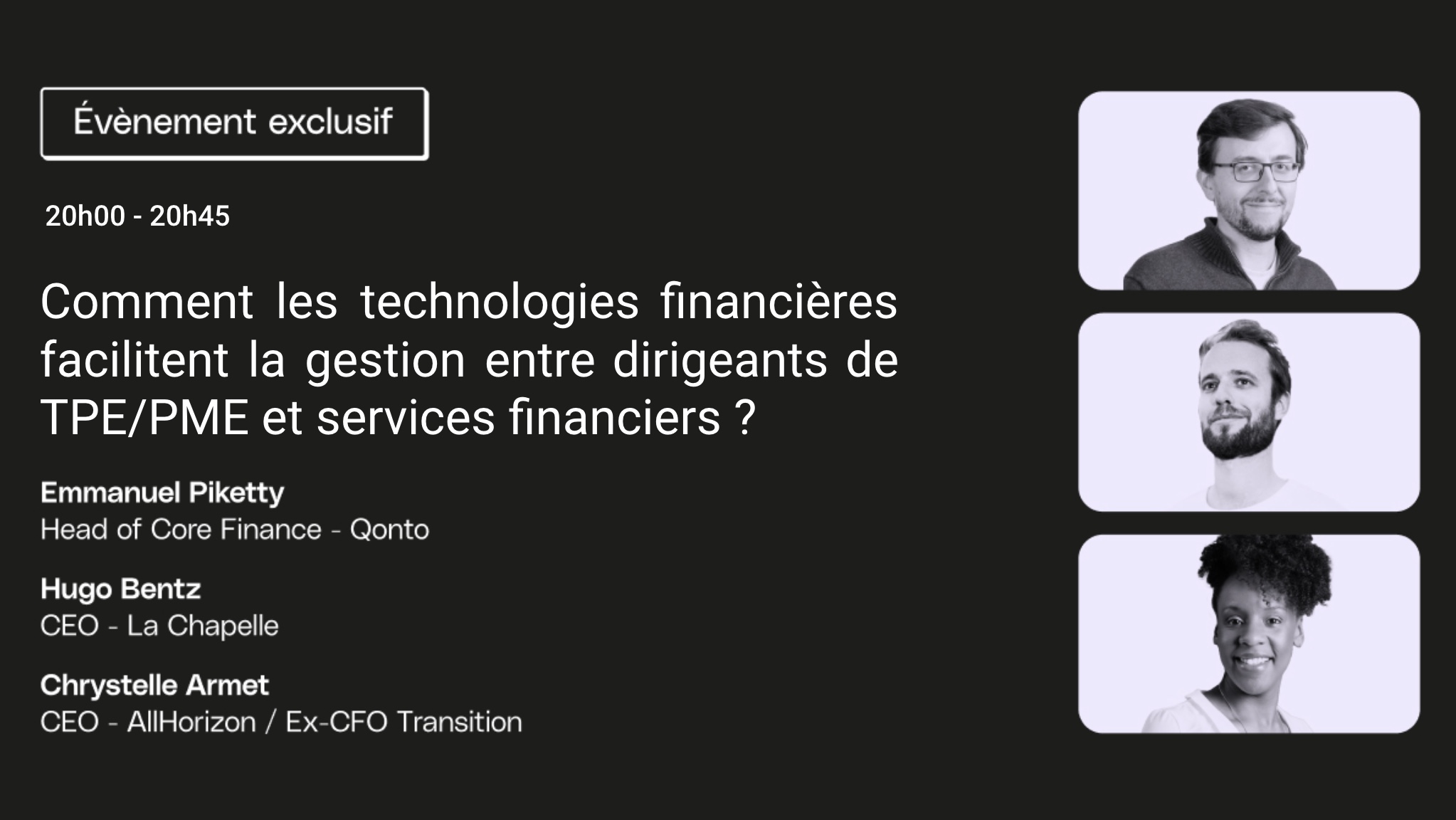 Evénement : Comment les technologies financières facilitent la gestion des directions des TPE/PME ? image