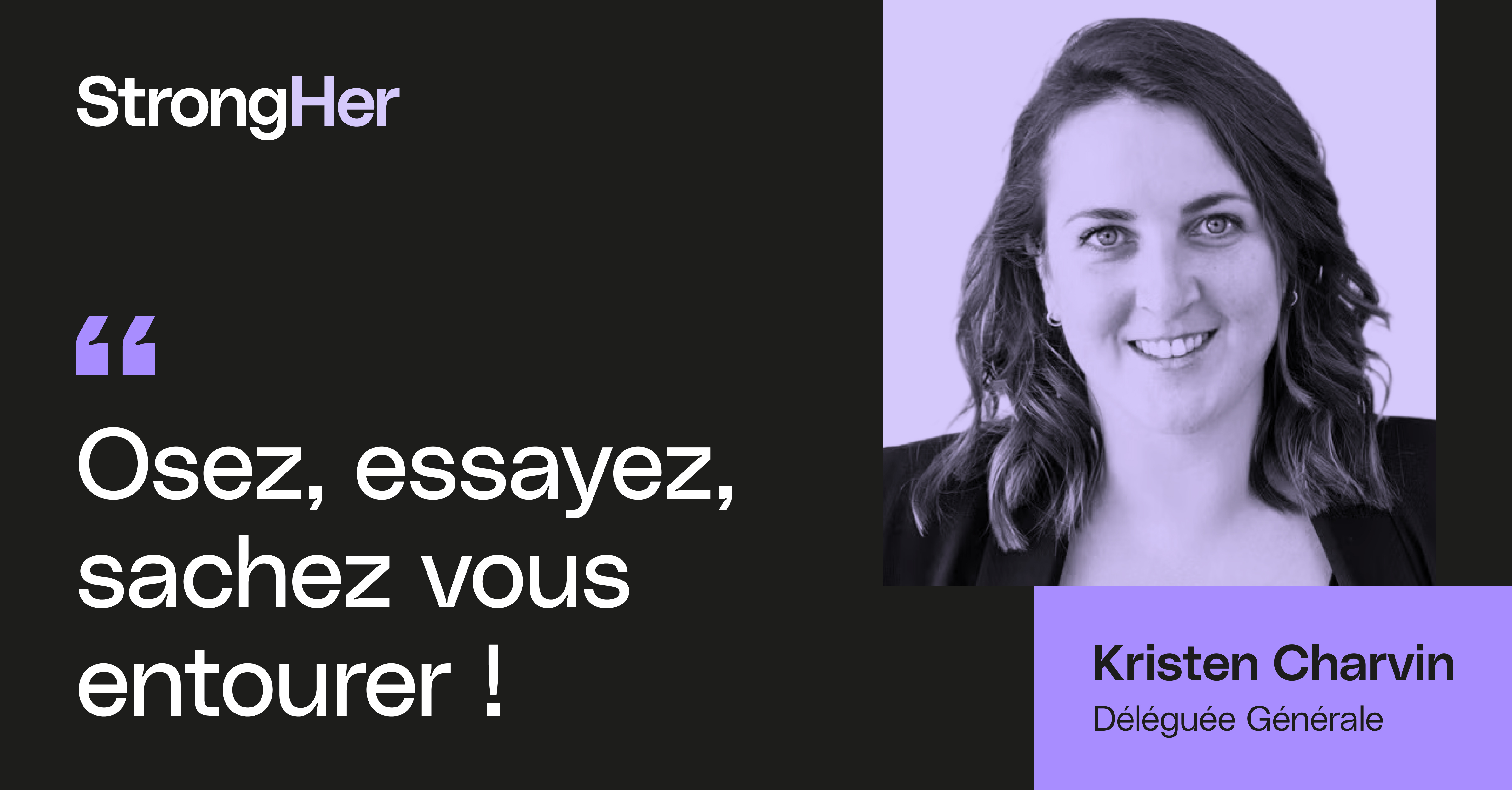 Portrait d'entrepreneure : Kristen Charvin, Déléguée Générale de France FinTech image