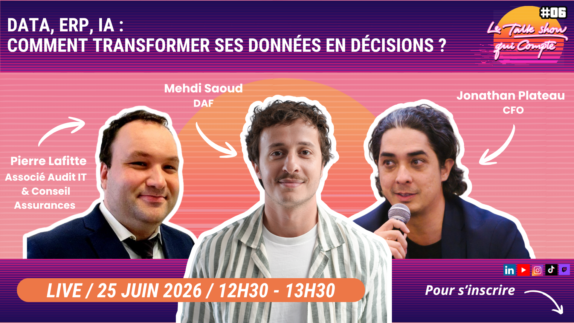 DATA, ERP, IA, de la donnée à la décision : Talk-Show #6 image