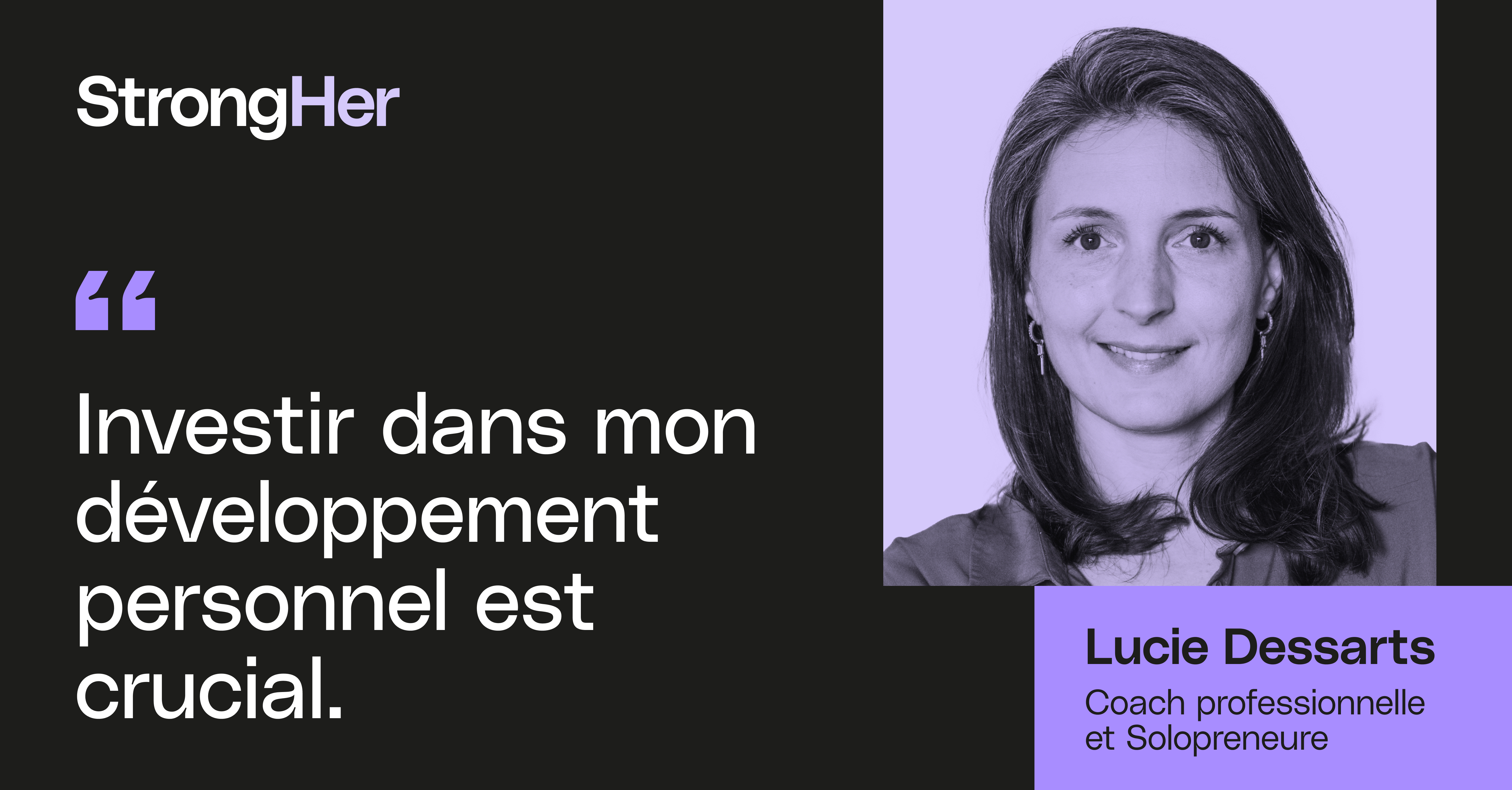 Portrait d'entrepreneure : Lucie Dessarts, Coach professionnelle et Solopreneure image