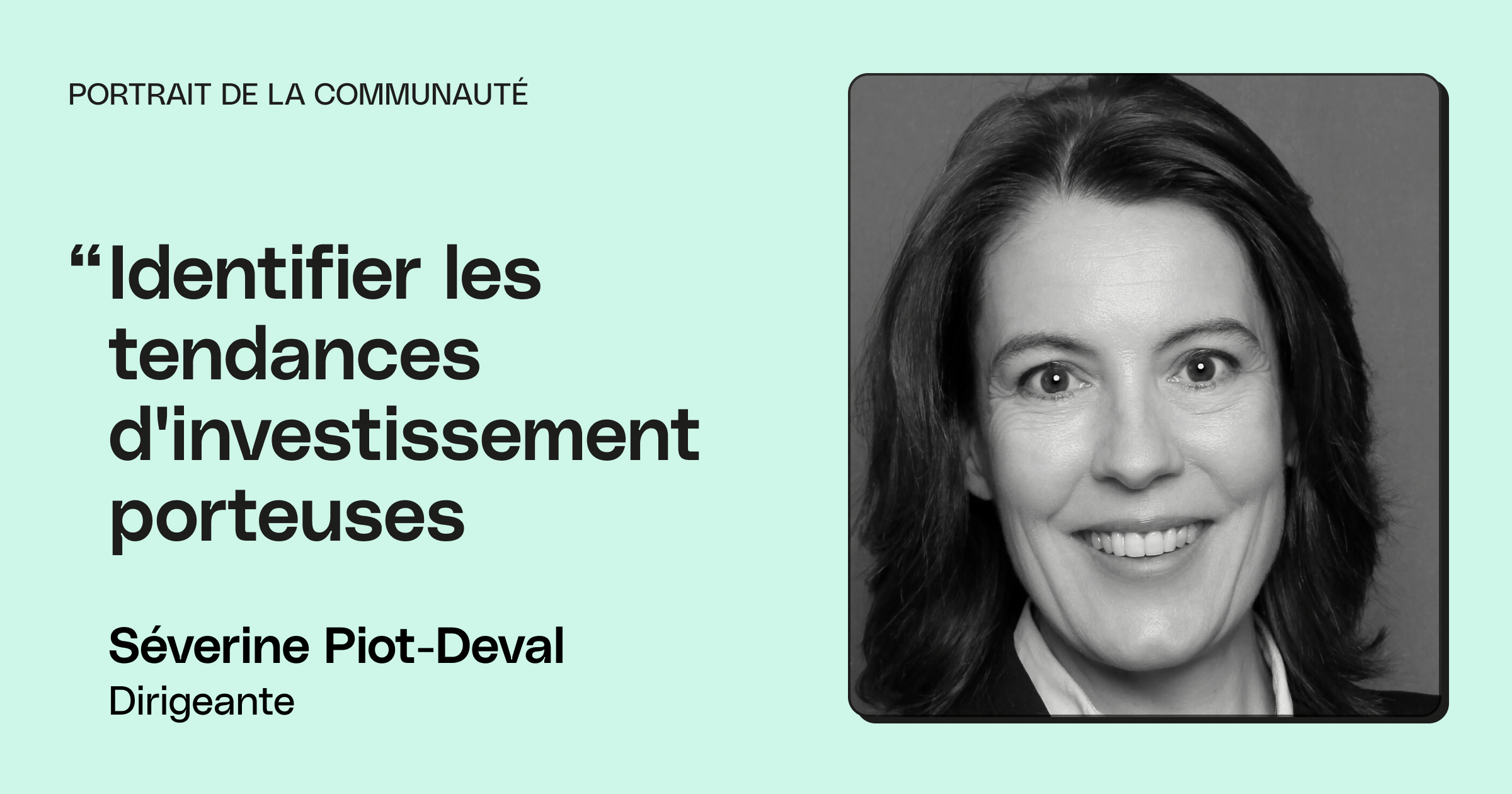 Portrait : Séverine Piot-Deval, dirigeante de vifargent.io image