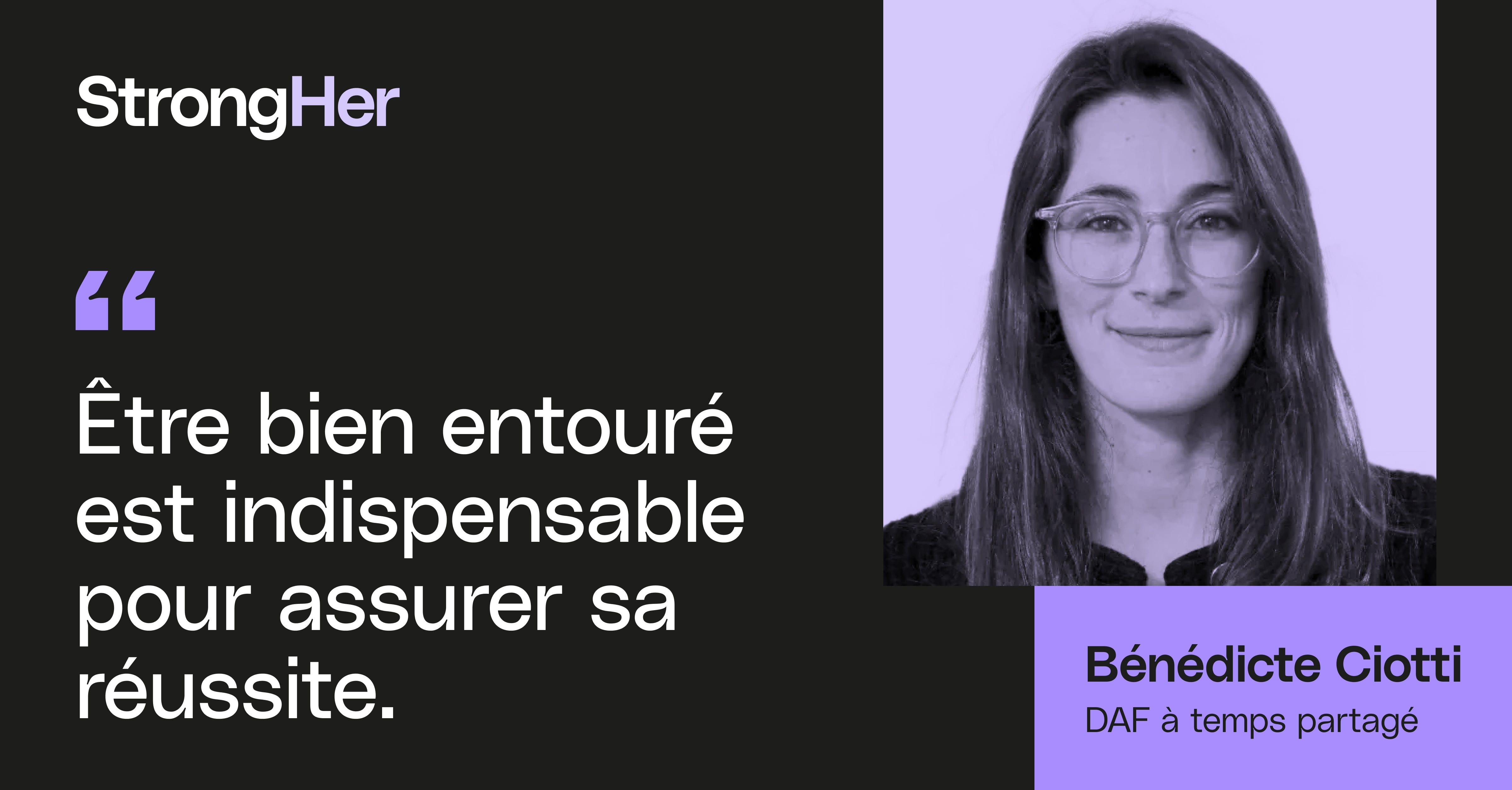 Portrait d'entrepreneure : Bénédicte Ciotti, DAF à temps partagé image