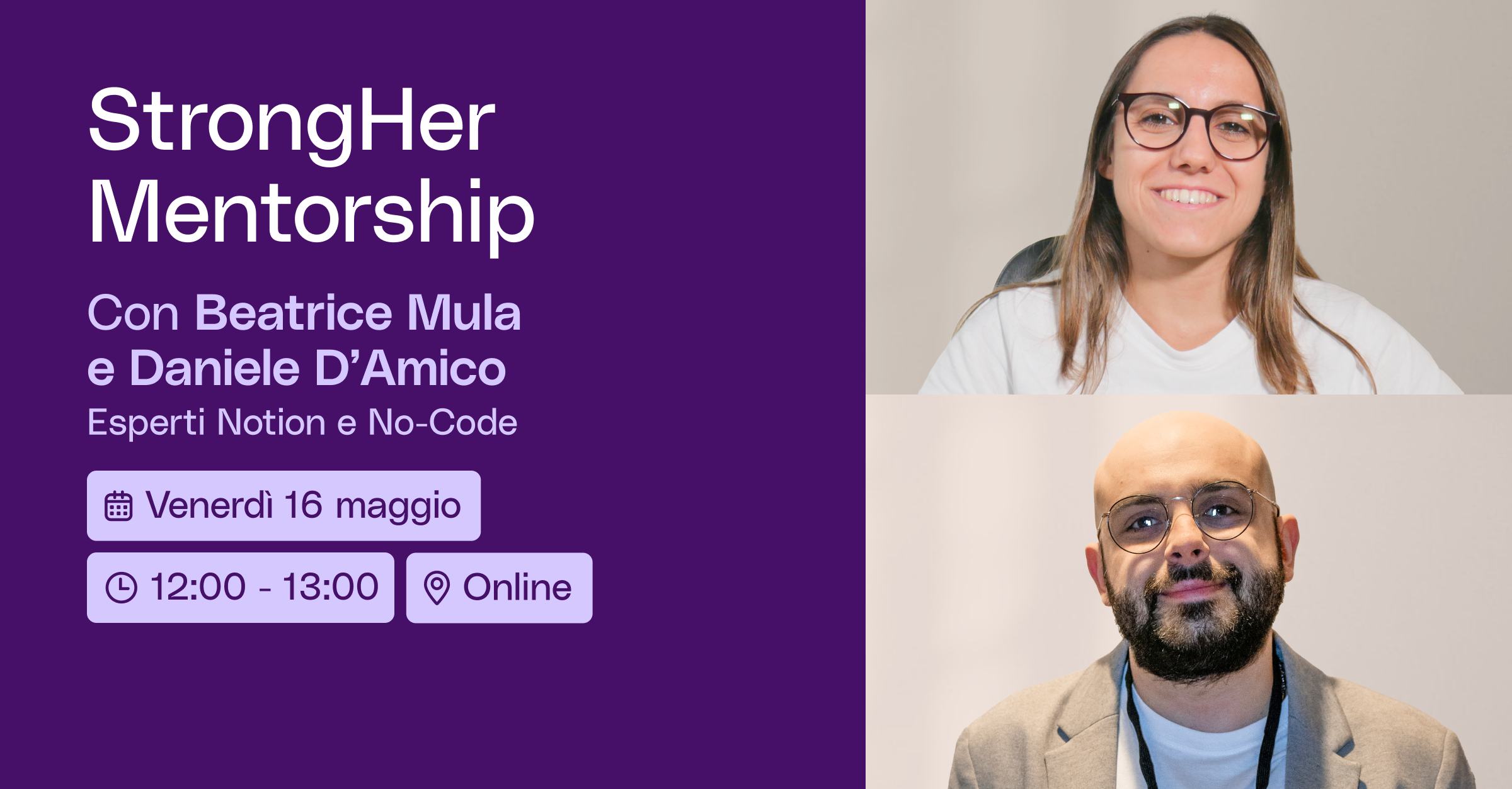 StrongHer Mentorship | Notion: come organizzare il proprio business con strumenti no-code image